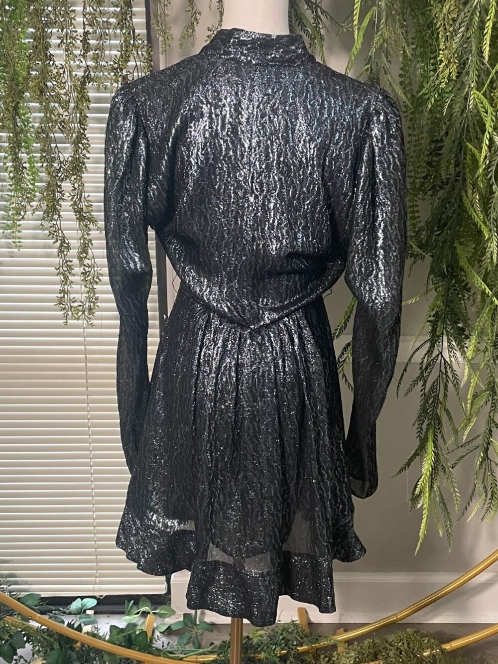Isabel Marant | Melyo Jacquard-Lamé Mini Dress - Picture 2 of 4